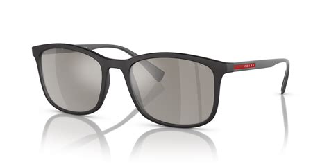 prada linea rossa 01ts|Prada Linea Rossa PS 01TS Lifestyle 56 Light Grey Mirror Silver .